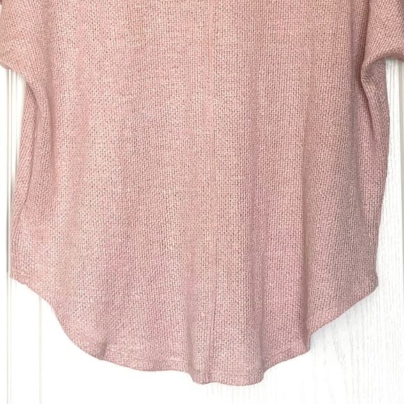 The Group by Babaton Aritzia Mauve Pink Relaxed V-Neck Knit Sweater Oversized, S - Picture 4 of 10